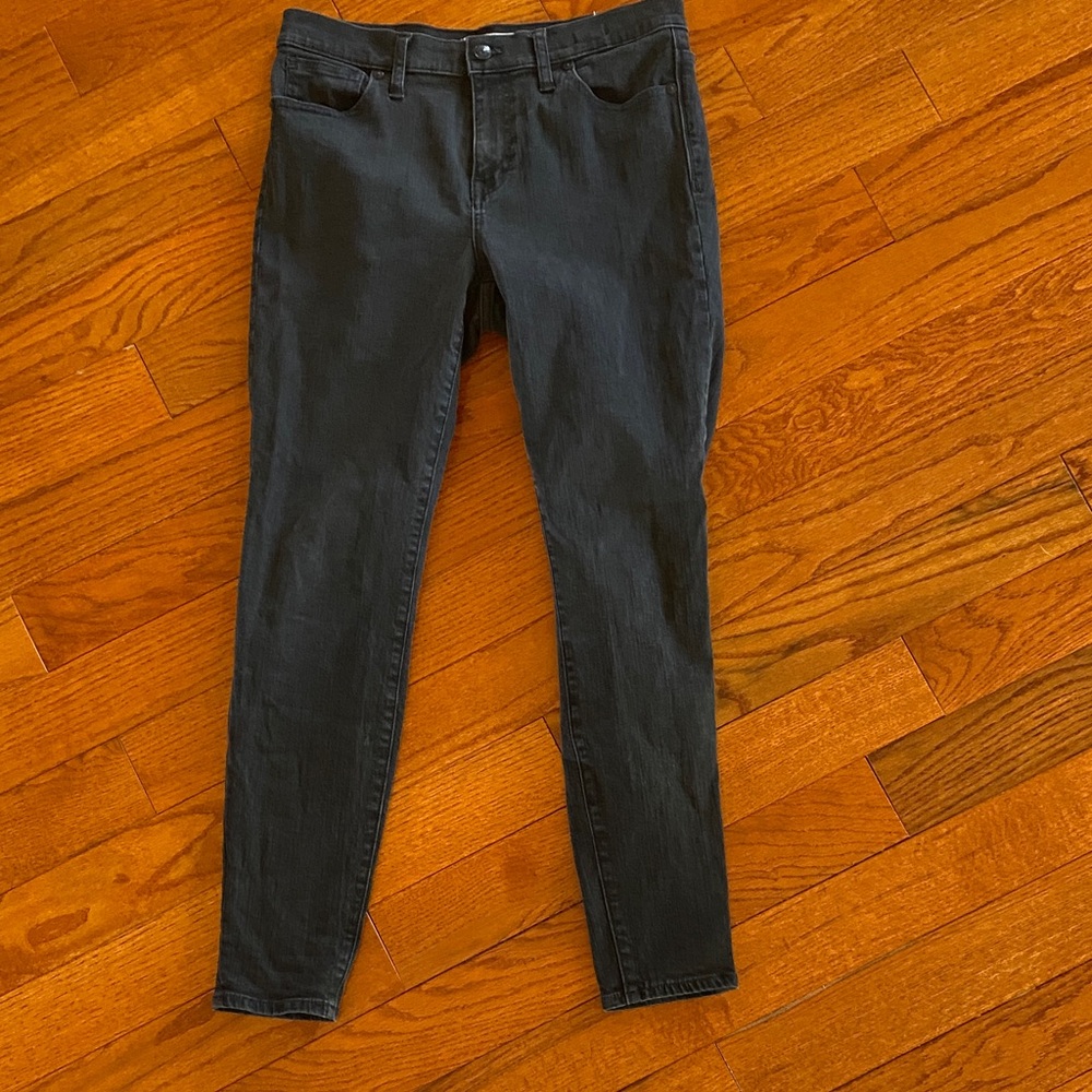 Madewell 9” High Rise Skinny Skinny Black Jeans - 30